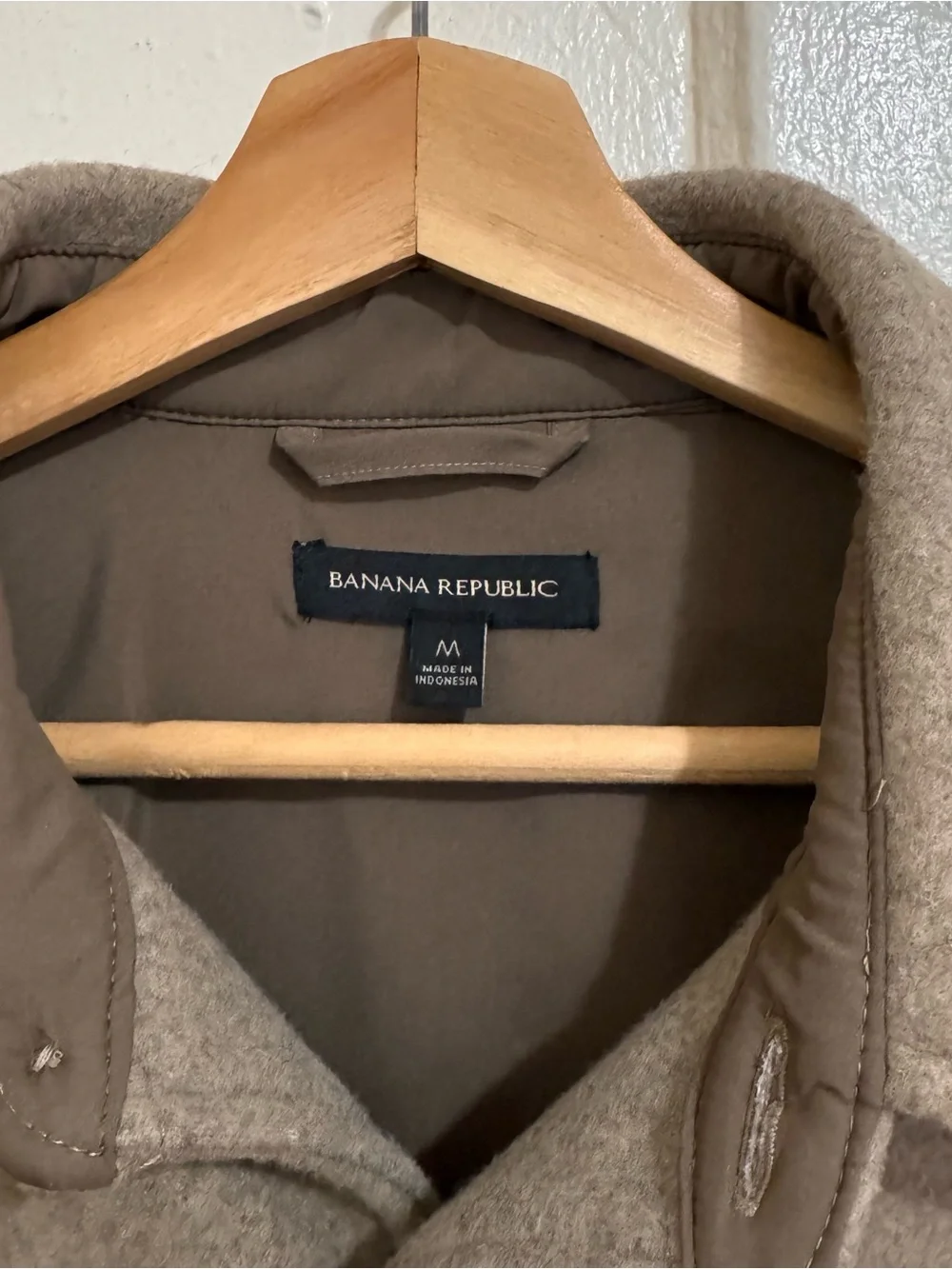 Men’s Banana Republic Taupe Over shirt Jacket